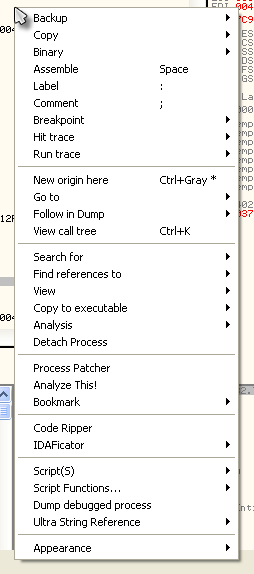 Контекстное меню